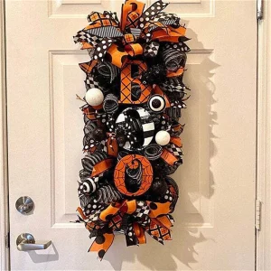 La Couronne des Sorcières – Décoration Halloween pour porte