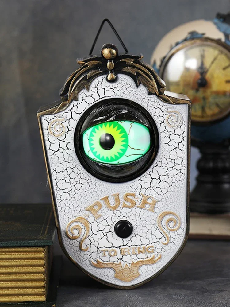 L’Œil du Manoir – Sonnette Halloween lumineuse et sonore – Image 5