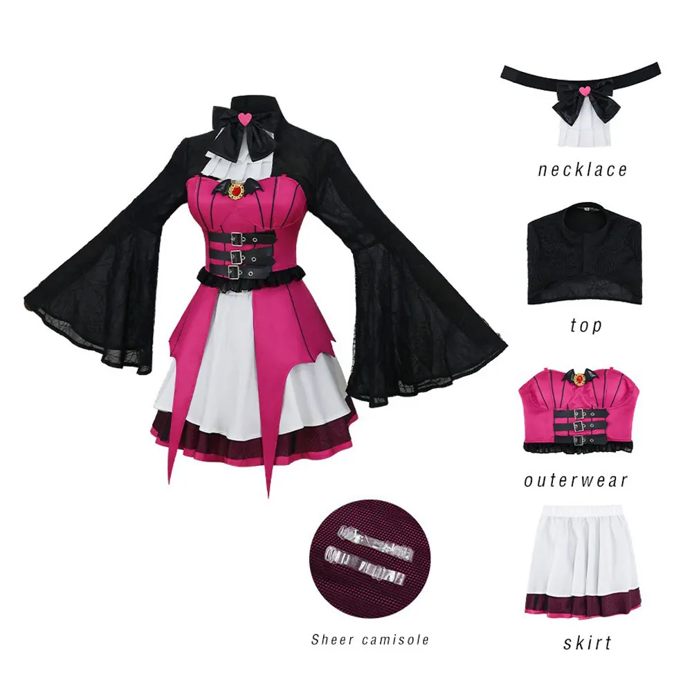L’HÉRITIÈRE VAMPIRIQUE – UNIFORME GOTHIQUE POUR FEMME – Image 3