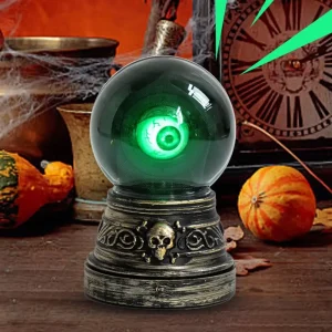 L’Œil de l’Oracle – Boule de cristal Halloween lumineuse et sonore