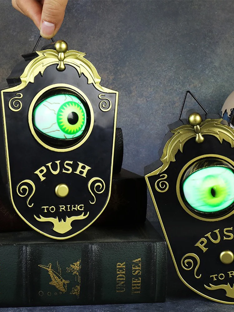 L’Œil du Manoir – Sonnette Halloween lumineuse et sonore – Image 3