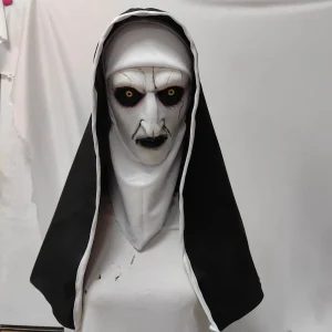 Le Voile Maudit – Masque de nonne Halloween
