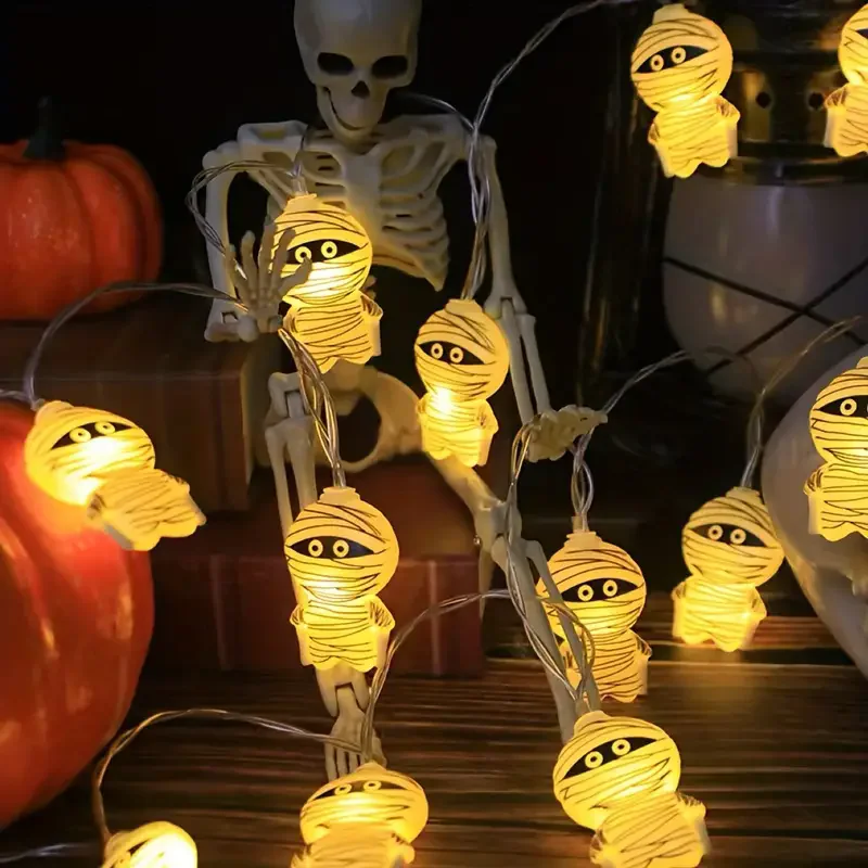 Les Momies Lumineuses – Guirlande LED Halloween