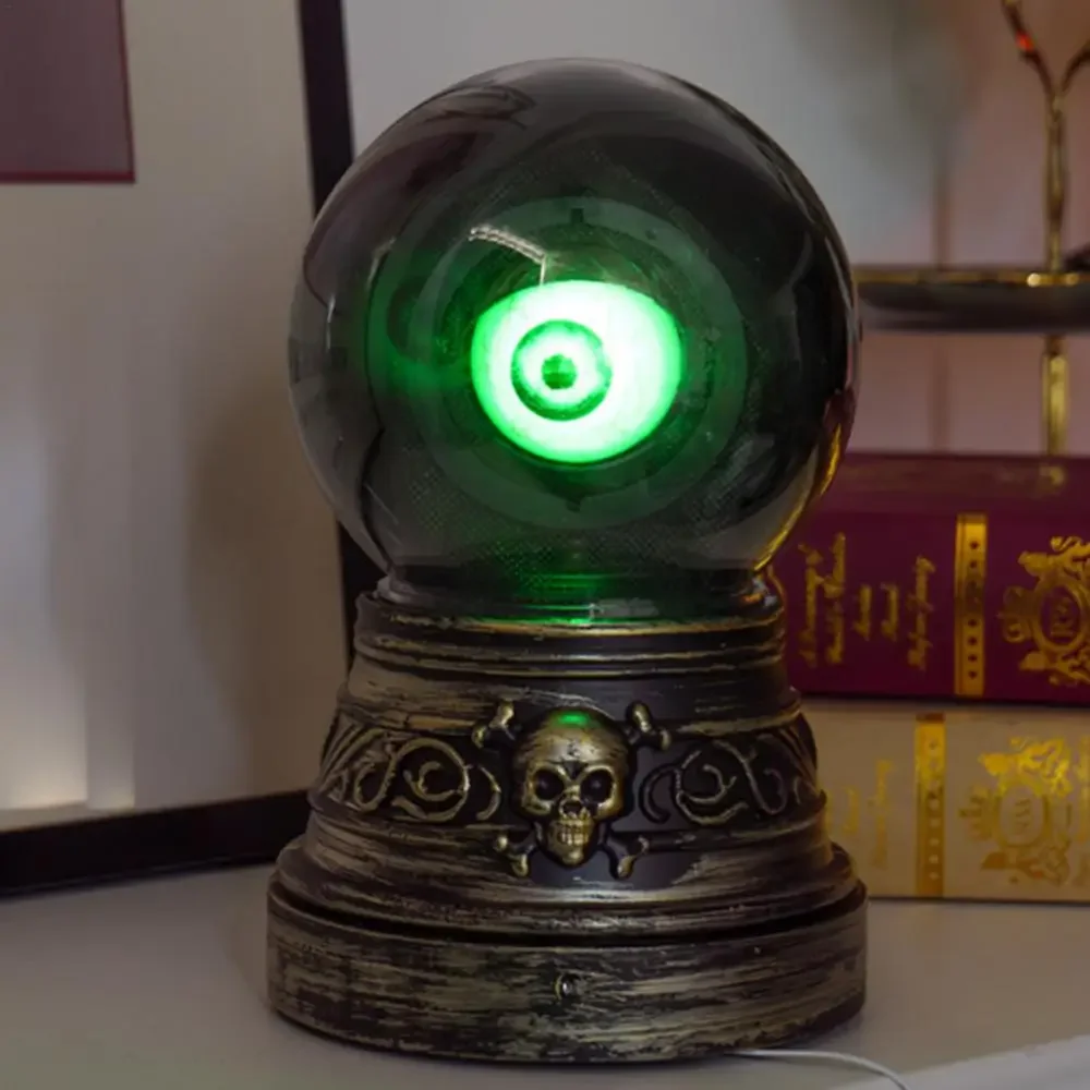 L’Œil de l’Oracle – Boule de cristal Halloween lumineuse et sonore – Image 4