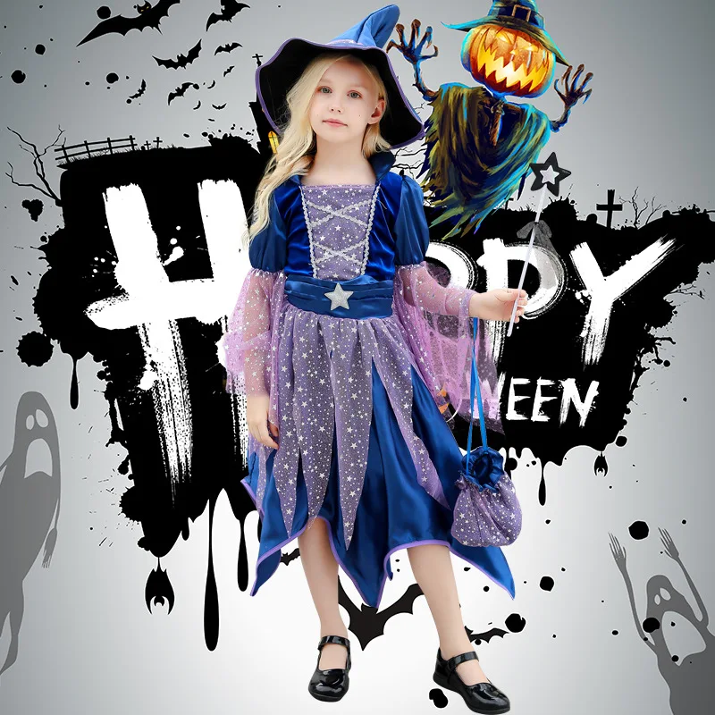 La Petite Sorcière des Étoiles – Costume Halloween enfant – Image 3