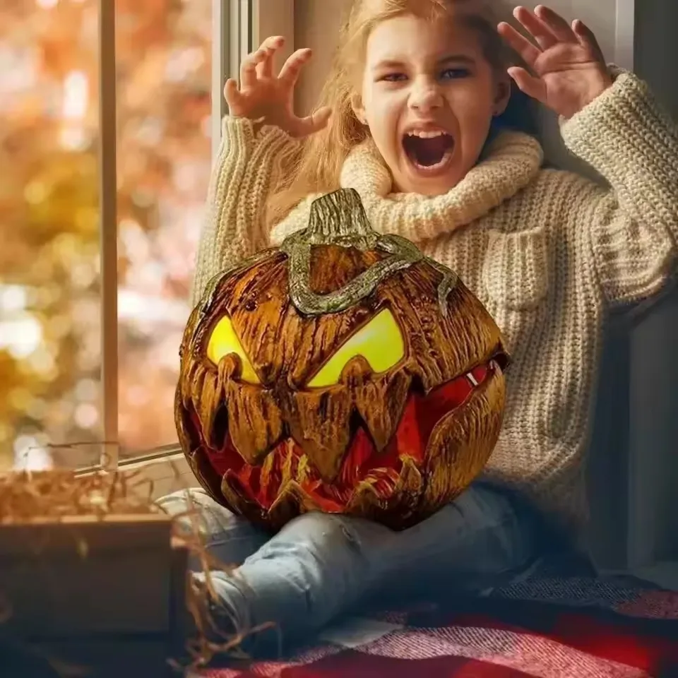 La Citrouille Éveillée – Décoration Halloween animée et sonore – Image 4