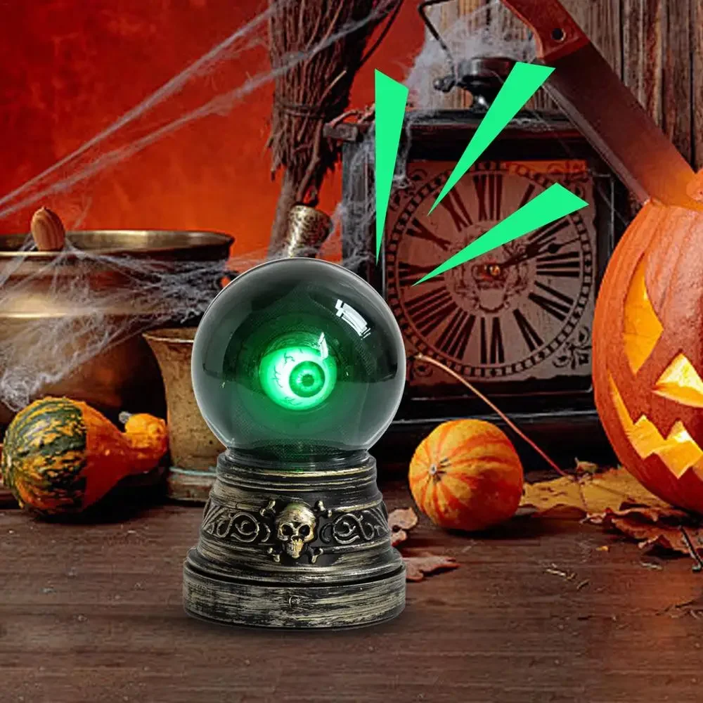 L’Œil de l’Oracle – Boule de cristal Halloween lumineuse et sonore – Image 3