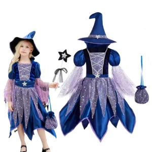 La Petite Sorcière des Étoiles – Costume Halloween enfant