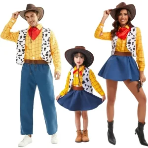 LE DUO DU FAR WEST – COSTUMES WESTERN POUR ADULTE ET FAMILLE